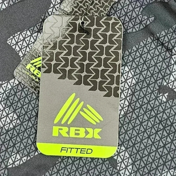 RBX Men's Charcoal Camo fitted Jersey Crewneck Tee # CRM246R Large - Picture 7 of 9